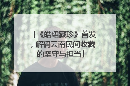 《皓珺藏珍》首发，解码云南民间收藏的坚守与担当