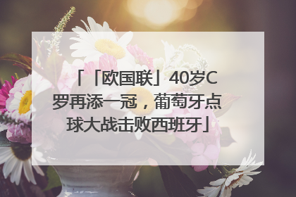 「欧国联」40岁C罗再添一冠，葡萄牙点球大战击败西班牙