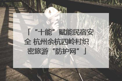 “十能”赋能民宿安全 杭州余杭四岭村织密旅游“防护网”