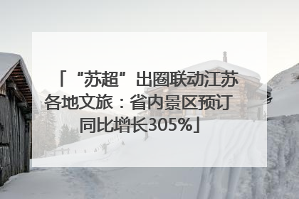 “苏超”出圈联动江苏各地文旅：省内景区预订同比增长305%