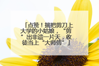点赞！揣把剪刀上大学的小姑娘，“剪”出非遗一片天，收徒当上“大师傅”