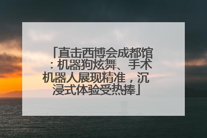 直击西博会成都馆：机器狗炫舞、手术机器人展现精准，沉浸式体验受热捧