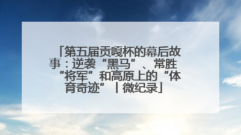 第五届贡嘎杯的幕后故事：逆袭“黑马”、常胜“将军”和高原上的“体育奇迹”丨微纪录