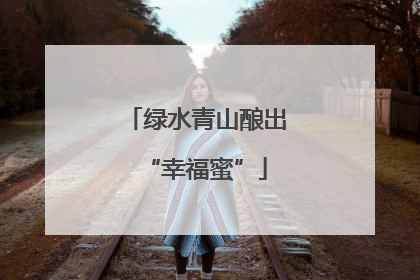 绿水青山酿出“幸福蜜”