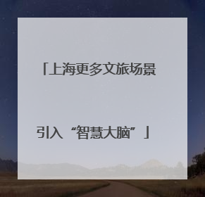 上海更多文旅场景引入“智慧大脑”