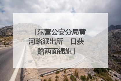 东营公安分局黄河路派出所一日获赠两面锦旗