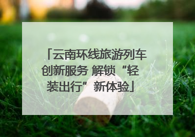 云南环线旅游列车创新服务 解锁“轻装出行”新体验