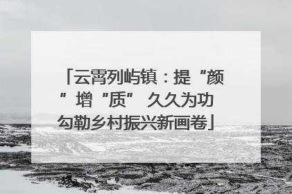 云霄列屿镇：提“颜”增“质” 久久为功勾勒乡村振兴新画卷