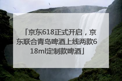 京东618正式开启，京东联合青岛啤酒上线两款618ml定制款啤酒