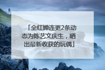全红婵连更2条动态为陈艺文庆生，晒出最新收获的玩偶