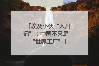 埃及小伙“入川记”：中国不只是“世界工厂”