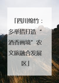 四川绵竹：多举措打造“酒香画境”农文旅融合发展区