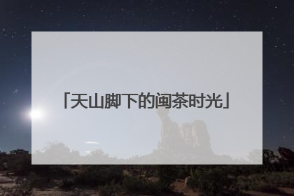 天山脚下的闽茶时光
