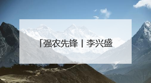 强农先锋丨李兴盛：“芯”路三十年