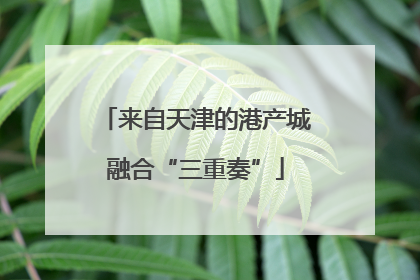 来自天津的港产城融合“三重奏”