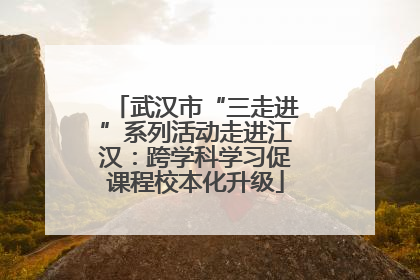 武汉市“三走进”系列活动走进江汉：跨学科学习促课程校本化升级