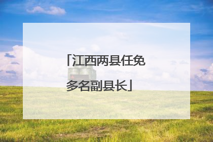 江西两县任免多名副县长