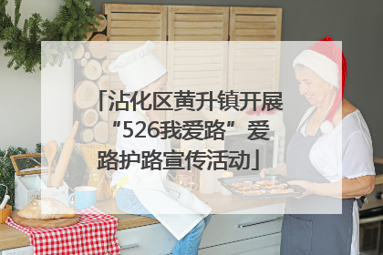 沾化区黄升镇开展“526我爱路”爱路护路宣传活动