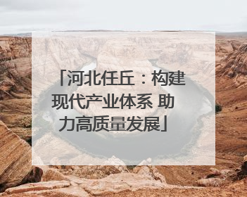 河北任丘：构建现代产业体系 助力高质量发展