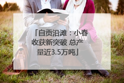 自贡沿滩：小春收获新突破 总产量近3.5万吨