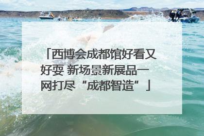 西博会成都馆好看又好耍 新场景新展品一网打尽“成都智造”