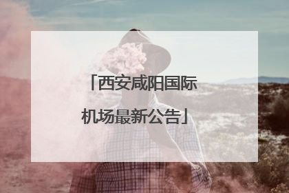 西安咸阳国际机场最新公告
