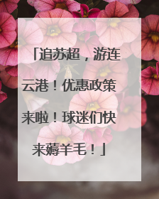 追苏超，游连云港！优惠政策来啦！球迷们快来薅羊毛！