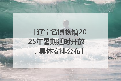辽宁省博物馆2025年暑期延时开放，具体安排公布