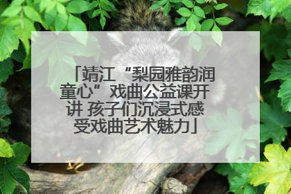 靖江“梨园雅韵润童心”戏曲公益课开讲 孩子们沉浸式感受戏曲艺术魅力