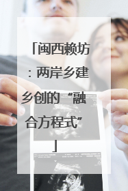闽西赖坊：两岸乡建乡创的“融合方程式”