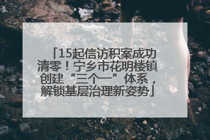 15起信访积案成功清零！宁乡市花明楼镇创建“三个一”体系，解锁基层治理新姿势