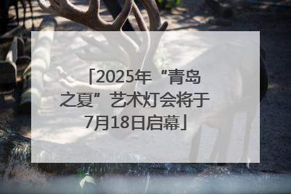 2025年“青岛之夏”艺术灯会将于7月18日启幕