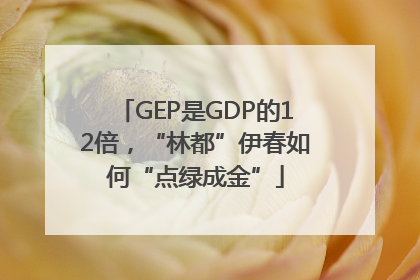 GEP是GDP的12倍，“林都”伊春如何“点绿成金”